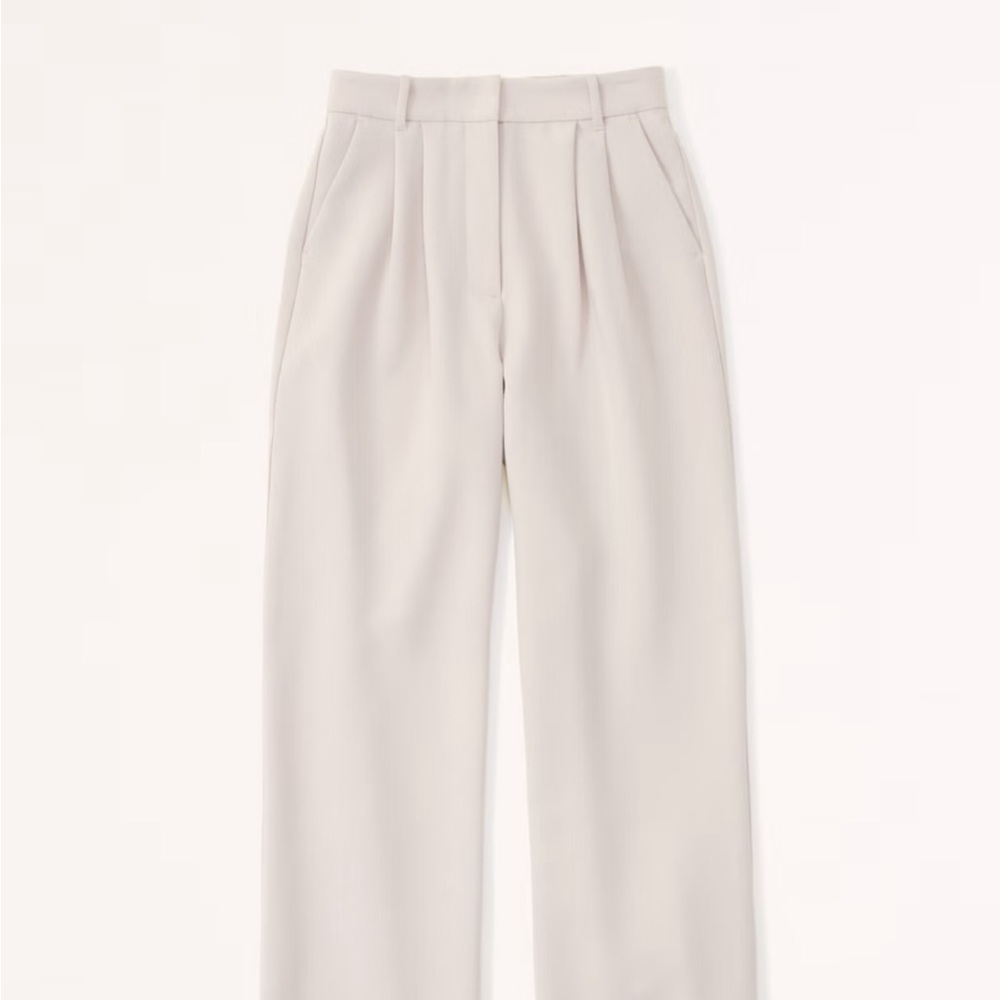 Abercrombie & Fitch wide leg high rise trouser.